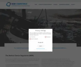 MDR-Competence.com(Your Medical Device Consulting Group) Screenshot