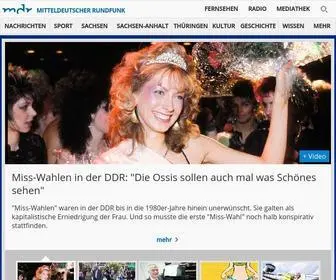 MDR.de(Hörfunk) Screenshot