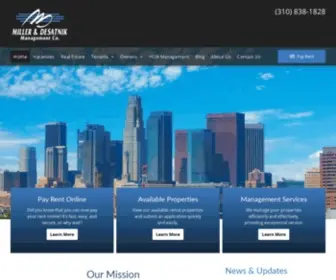 Mdrents.com(Quality Service And Support From Miller & Desatnik Management Co) Screenshot