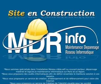 Mdrinfo.fr(Maintenance D) Screenshot