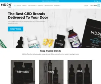 MDRNCBD.com(CBD Oil and Edibles) Screenshot