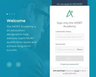 MDrtacademy.org(MDRT Academy) Screenshot