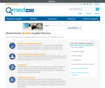 MDrweb.com(Qmed Medical Device Supplier Directory) Screenshot