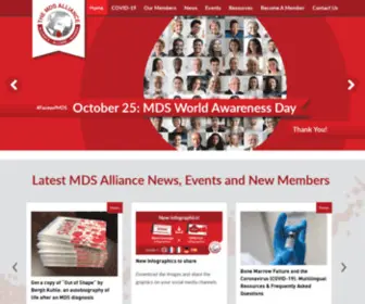 MDS-Alliance.org(About the MDS Alliance) Screenshot