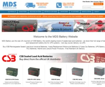 MDsbattery.co.uk(UPS Batteries) Screenshot
