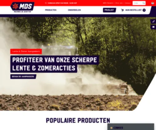 MDSBV.eu(Alle machines voor landbouw en tuinbouw) Screenshot