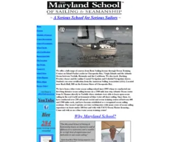 MDSchool.com(Maryland School of Sailing) Screenshot