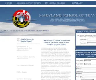 MDSchooloftravel.com(The MD School of Travel) Screenshot