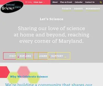 MDsci.org(The Maryland Science Center) Screenshot