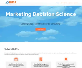 MDscience.com(Marketing Decision Science) Screenshot