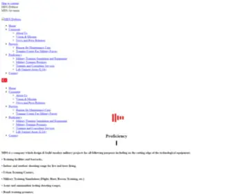 MDsdefense.com(MDS Modern Defense Solutions) Screenshot