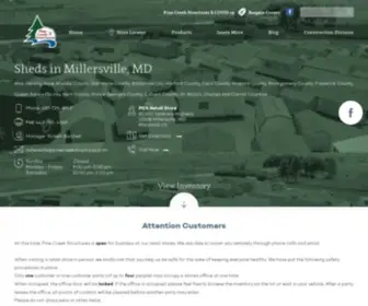 MDsheds.com(Sheds in Millersville) Screenshot