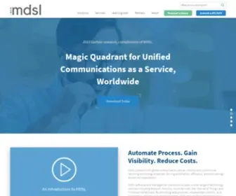 MDSL.com(Global Technology Expense Management Solutions) Screenshot