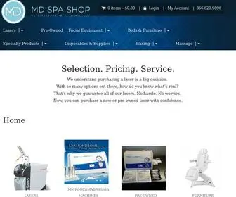 MDspashop.com(MD Spa Shop) Screenshot