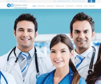 MDspots.com(Physician Jobs and Employment) Screenshot