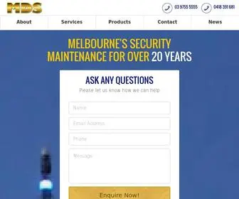 MDssecurity.com.au(MDS-Intercom and Security) Screenshot