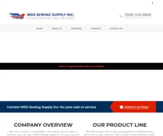 MDssewingsupply.com(MDS Sewing Supply Inc) Screenshot