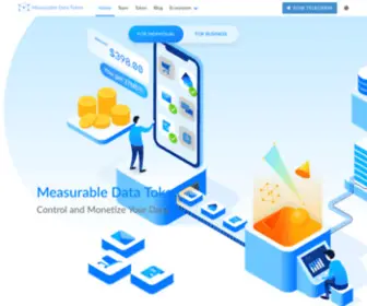 MDT.co(Measurable Data Token (MDT)) Screenshot