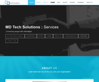 Mdtechsolutions.com(MD Tech Solutions) Screenshot