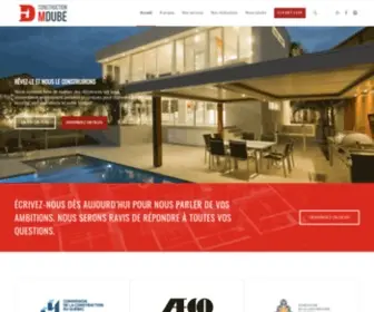 Mdube.com(Construction M Dubé) Screenshot