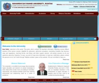 Mdurohtak.com(Maharshi Dayanand University) Screenshot