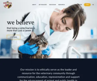 MDvma.org(Maryland Veterinary Medical Association) Screenshot