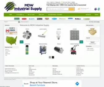 Mdwindustrialsupply.com(MDW Industrial Supply co) Screenshot