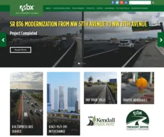 MDxway.com(Miami-Dade Expressway Authority) Screenshot
