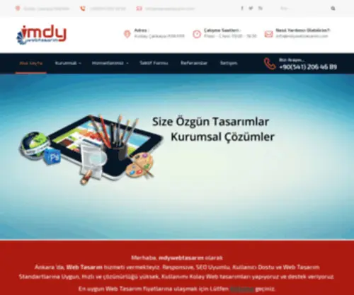 MDywebtasarim.com(Wordpress Ankara) Screenshot