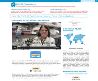 ME-CFscommunity.com(Helping those affected by ME/CFS) Screenshot