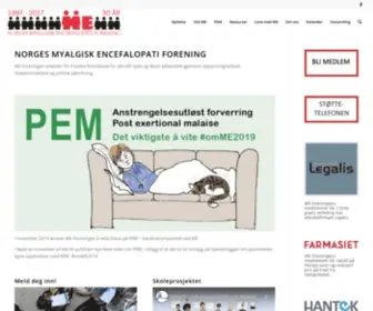 ME-Foreningen.info(Norges ME) Screenshot