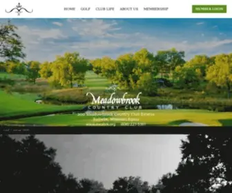 Meabrk.org(Meadowbrook Country Club) Screenshot
