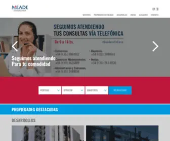 Meade.com.ar(Meade Inmobiliaria) Screenshot