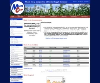 Meadecoop.com(Meade Cooperative & Elevator Supply Company) Screenshot