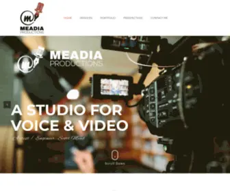 Meadiaproductions.com(Video and Voice Production) Screenshot