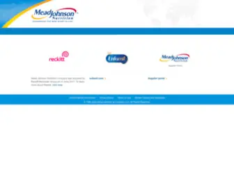 Meadjohnson.us(Mead Johnson Nutrition) Screenshot