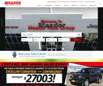 Meadorauto.com(Meador Auto Group) Screenshot