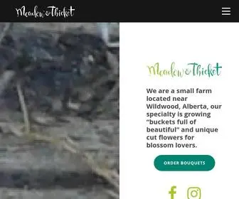 Meadowandthicket.ca(Edmonton Fresh Flowers) Screenshot