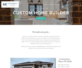 Meadowbrookbuildersllc.com(Meadowbrook Homes) Screenshot