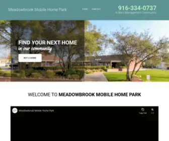 Meadowbrookmobilehomepark.com(Meadowbrook Home Park) Screenshot