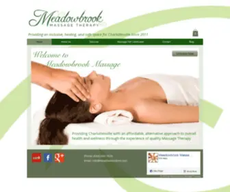 Meadowbrookmt.com(Meadowbrook Massage Therapy) Screenshot