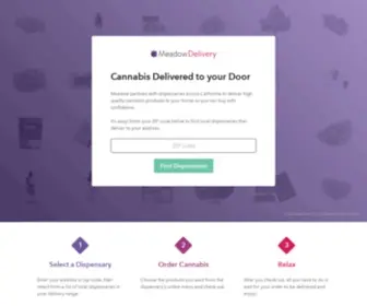 Meadow.delivery(Cannabis delivered to your door on) Screenshot