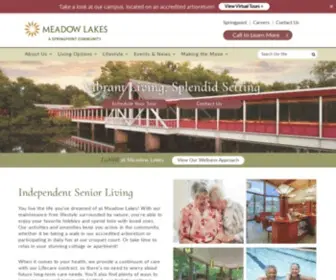 Meadowlakesonline.org(Senior Living Community in East Windsor NJ) Screenshot