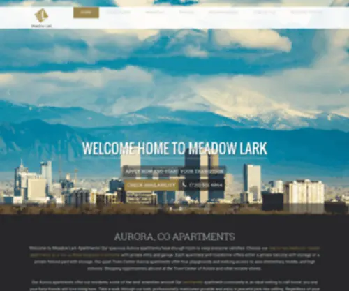 Meadowlark-APTS.com(Meadowlark Apartments) Screenshot