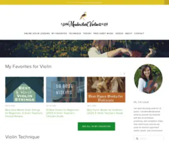 Meadowlarkviolin.com(Meadowlark Violin Studio Online Violin Lessons) Screenshot
