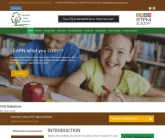 Meadowoaksacademy.com(Private Preschool & DayCare in Mesquite) Screenshot