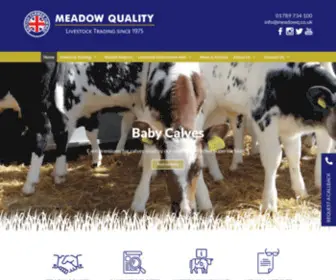 Meadowq.co.uk(Livestock Marketing) Screenshot