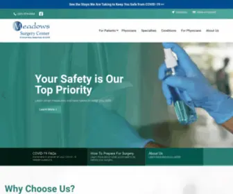 Meadowssurgery.com(Meadows Surgery Center) Screenshot