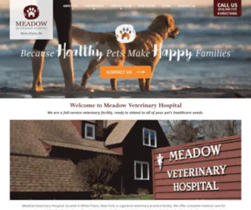 MeadowVethospital.com(MeadowVethospital) Screenshot