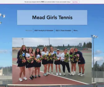 Meadtennis.org(Mead High School Tennis Spokane) Screenshot